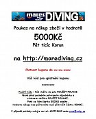 Geschenkgutschein für Waren im Wert von 5000 CZK