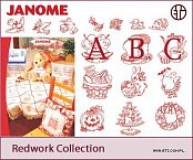 Programm für JANOME Stickerei Redwork Sammlung