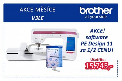Stickmaschine Brother V3 LE + PE Design 11 zum Aktionspreis!
