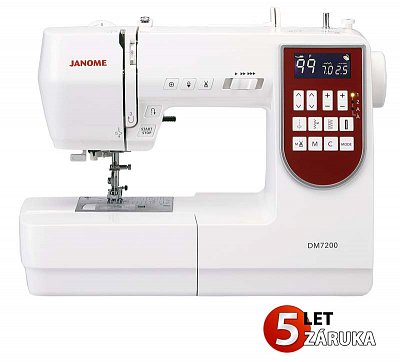 JANOME DM7200 + zusätzliche Tabelle