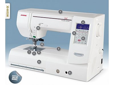 JANOME MEMORY CRAFT 8200QCP SE - Versandkosten