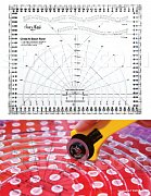 Lineal zum Quilten und Patchwork - ein Französisch-Kurve cm