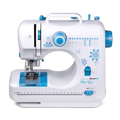 Lucznik Mini Blue Nähmaschine  Nähmaschine für Kinder inklusive Fingerschutz