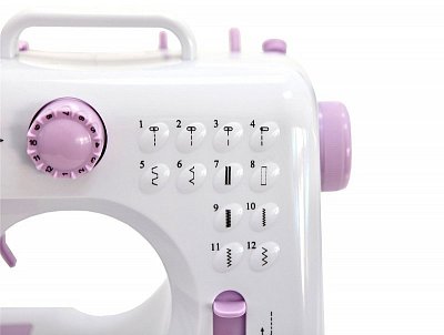 Nähmaschine Lucznik Mini Pink für Kinder + KOSTENLOSES Geschenk – Nähset