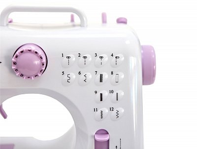Nähmaschine Lucznik Mini Pink für Kinder - inklusive Fingerschutz