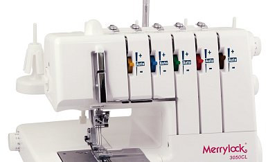 Overlock + Coverlock Merrylock MK3050CL + KOSTENLOSES Set mit 6 Füßen