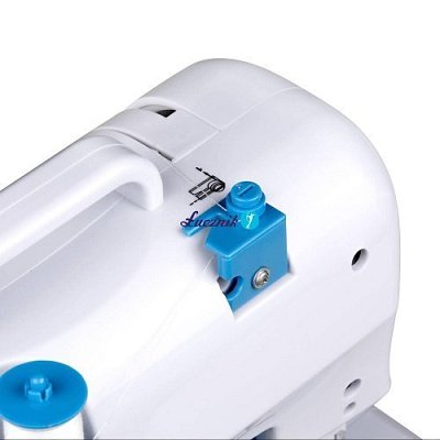 Lucznik Mini Blue Nähmaschine  Nähmaschine für Kinder + KOSTENLOSES Geschenk – Nähset