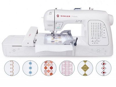 Näh und Stickmaschine Singer Futura XL 420