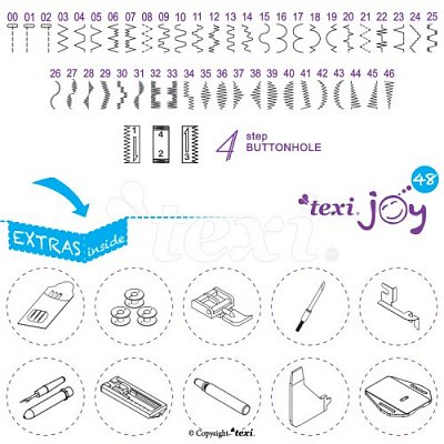 TEXI JOY 48 - Nähmaschine 